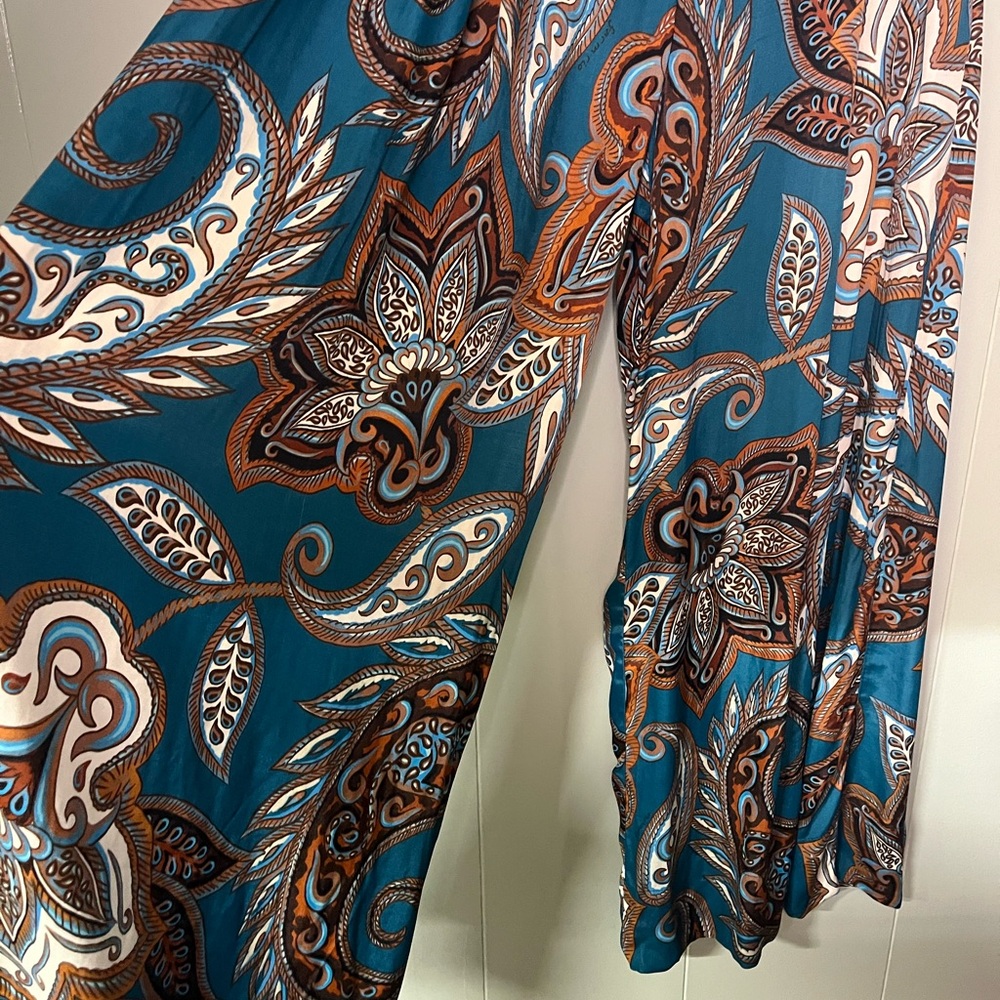 Farm Rio Paisley Wide-Leg Pants - Picture 4 of 7